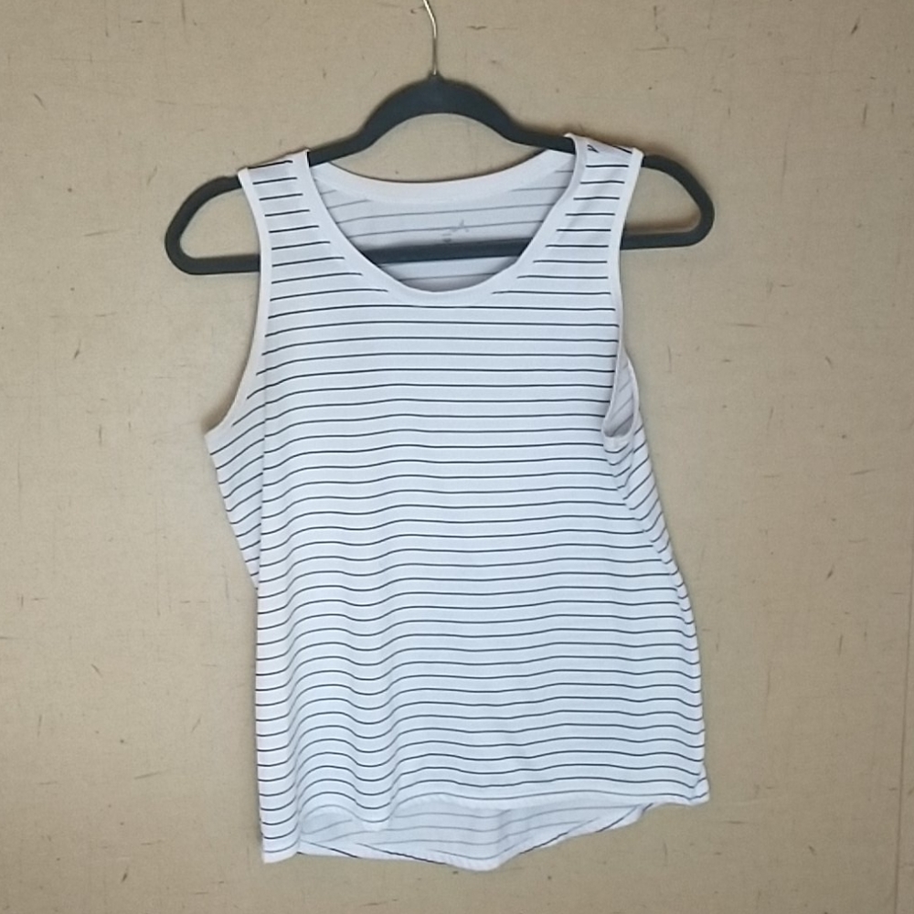 Petite small pin striped tank